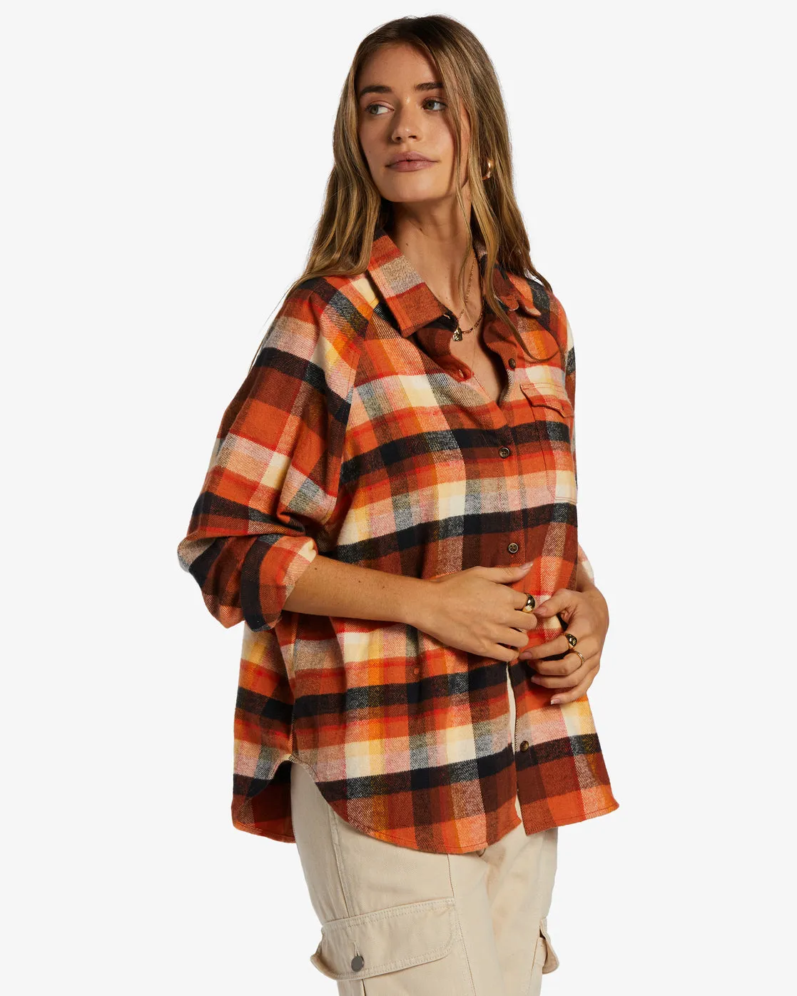 Best Time Long Sleeve Shirt - Mocha sold by Billabong product image thumbnail 4