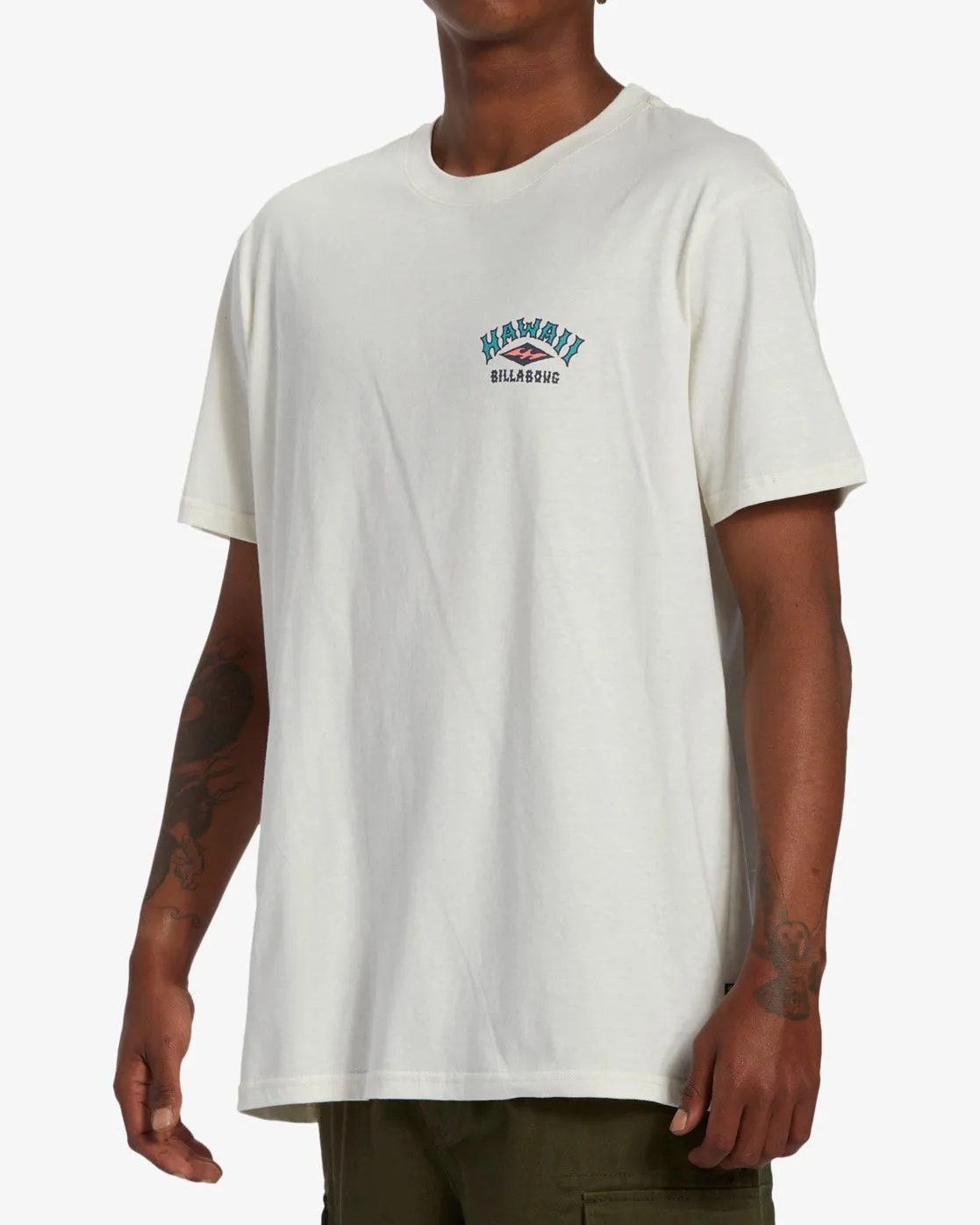 Arch Hawaii T-Shirt - Off White sold by Billabong product image thumbnail 4