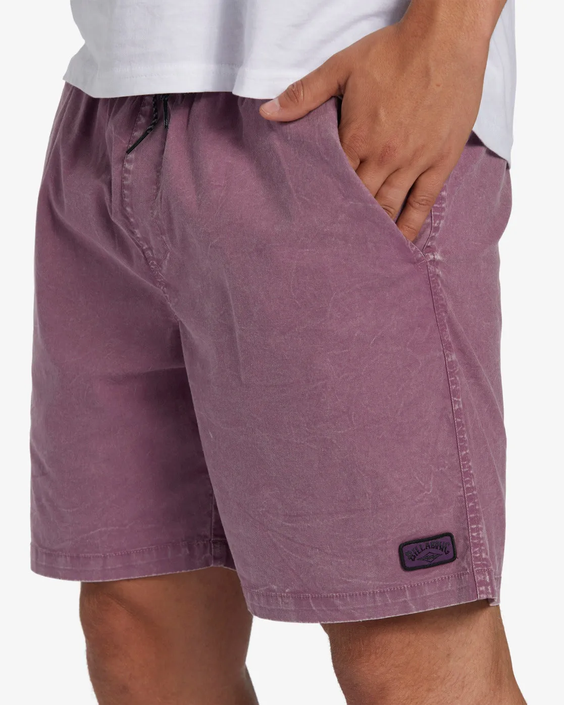 Mario Stretch 17" Elastic Waist Shorts - Kalamata sold by Billabong product image thumbnail 4