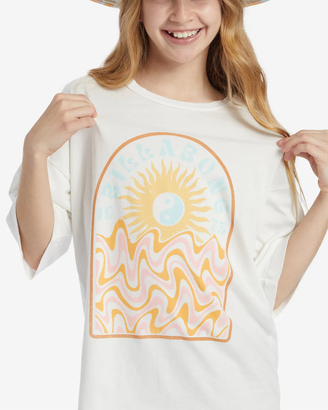 Girls Groovy Nature T-Shirt - Salt Crystal sold by Billabong product image thumbnail 4