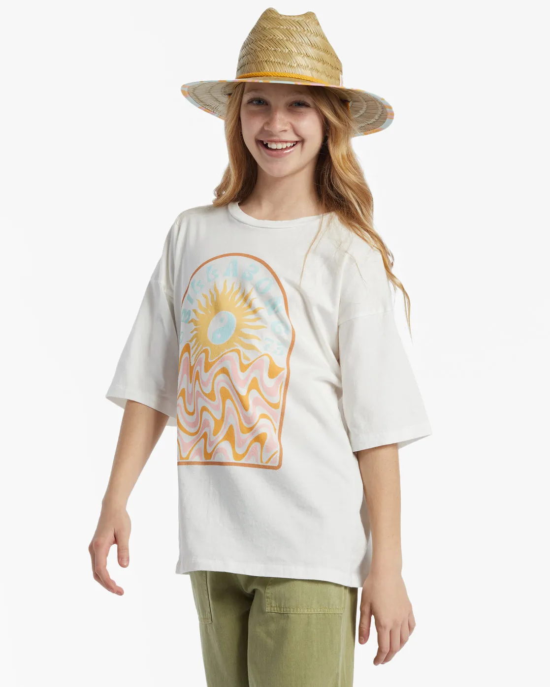 Girls Groovy Nature T-Shirt - Salt Crystal sold by Billabong product image thumbnail 2