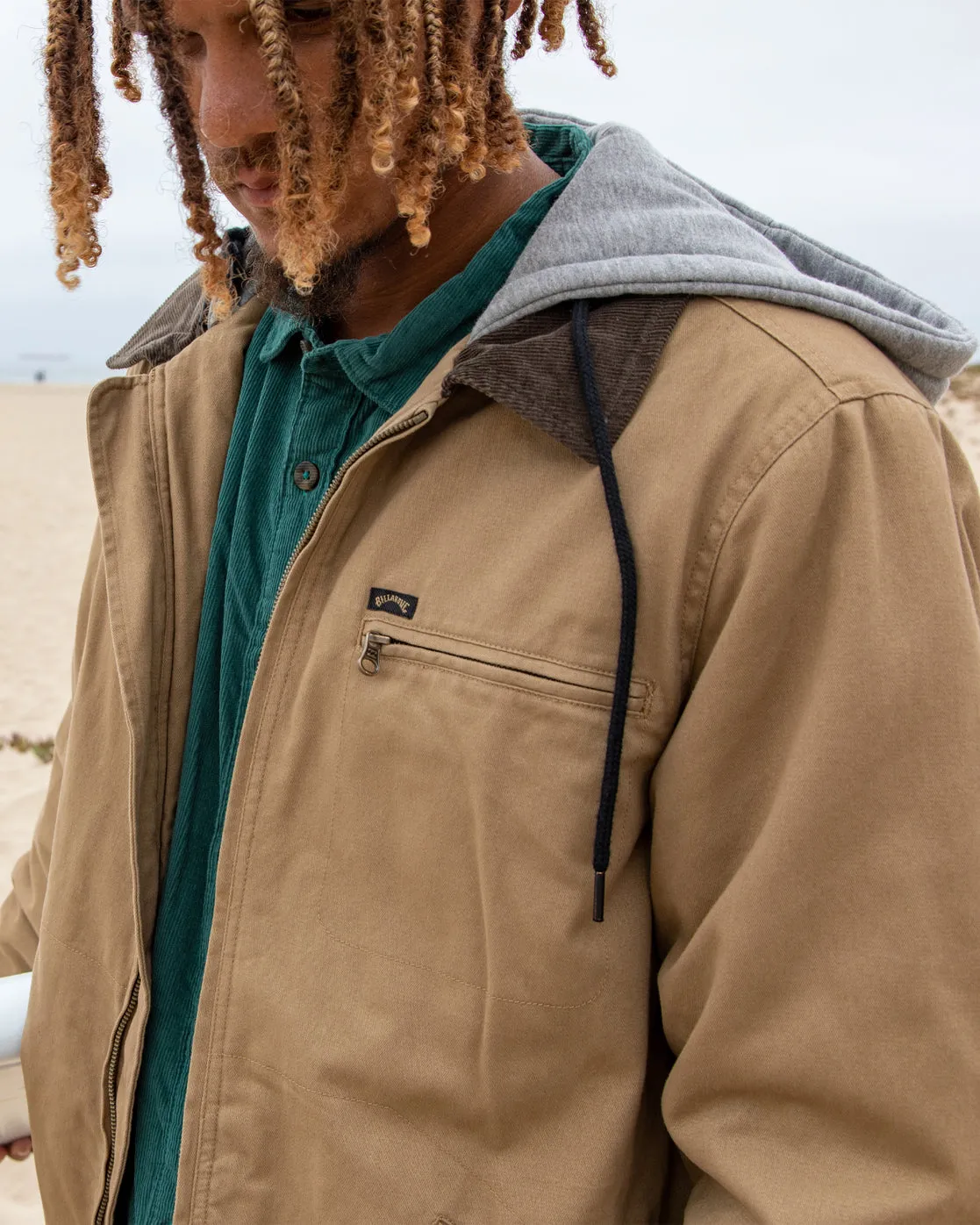 Barlow Hooded Jacket - Clay sold by Billabong product image thumbnail 2