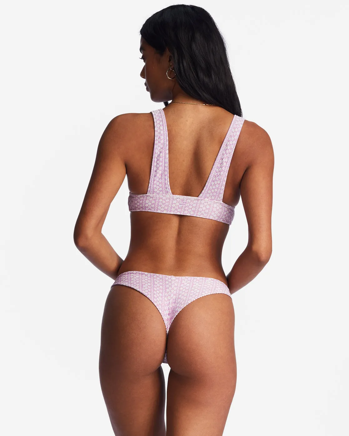 Covered In Love Tanlines Tanga Bikini Bottoms - Lilac Dream sold by Billabong