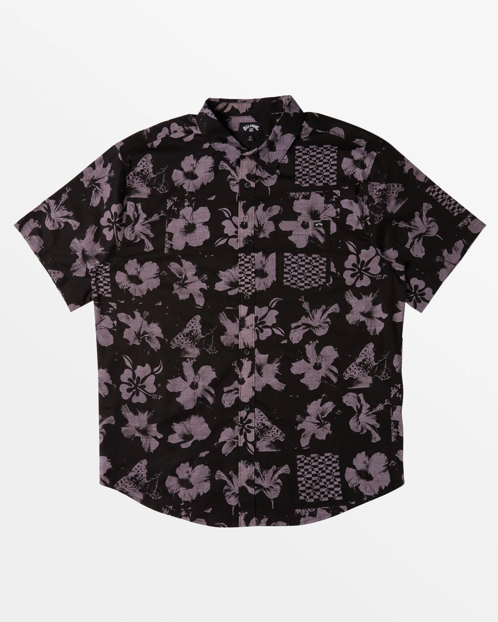 Sundays Short Sleeve Shirt - Purple Ash sold by Billabong