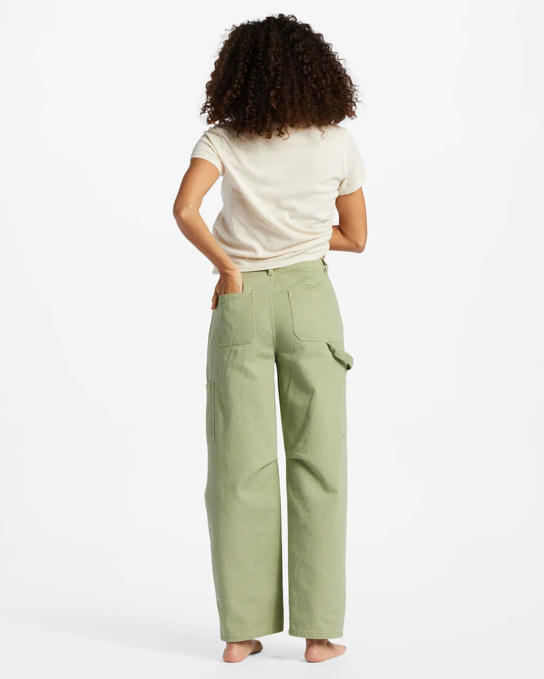 Leia Cargo Pants - Avocado sold by Billabong product image thumbnail 3