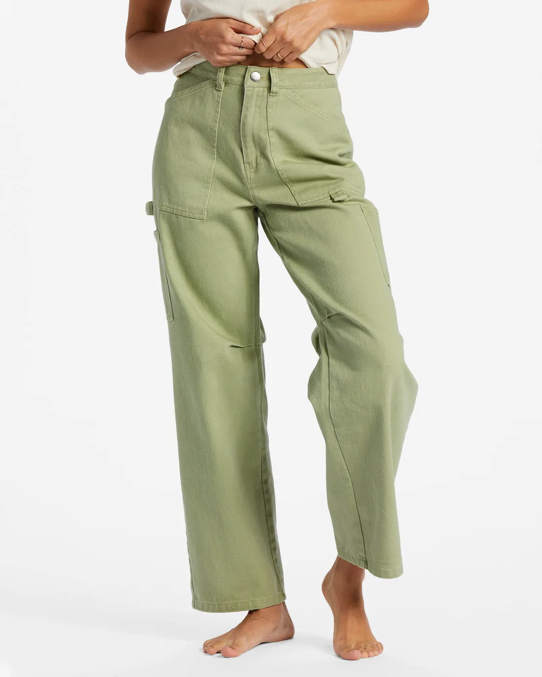 Leia Cargo Pants - Avocado sold by Billabong product image thumbnail 5