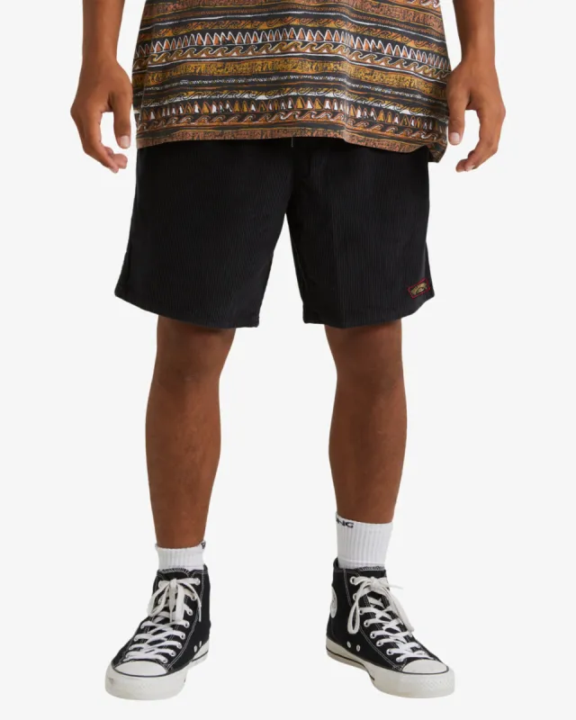 King Stingray Larry 18" Corduroy Shorts - Char sold by Billabong