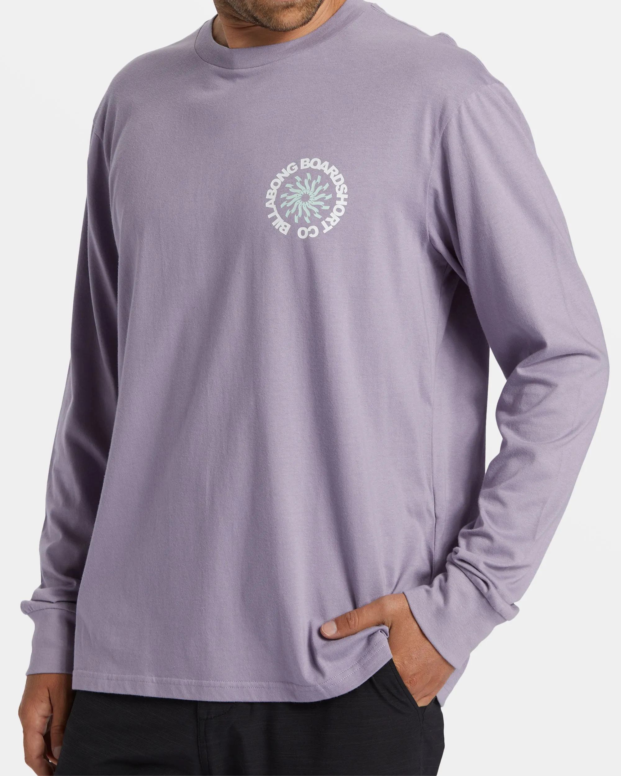 Whirlpool Long Sleeve T-shirt - Purple Ash sold by Billabong product image thumbnail 2