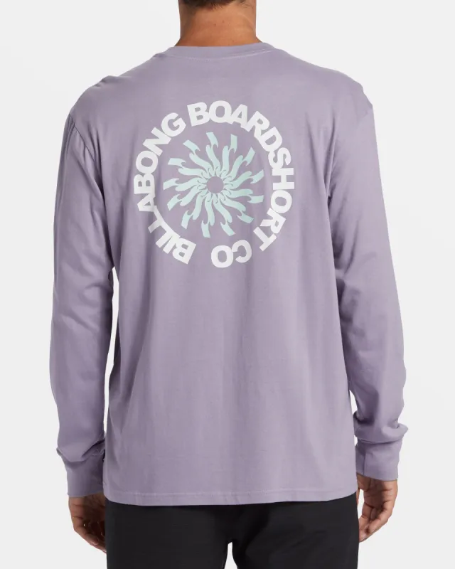 Whirlpool Long Sleeve T-shirt - Purple Ash made by Billabong