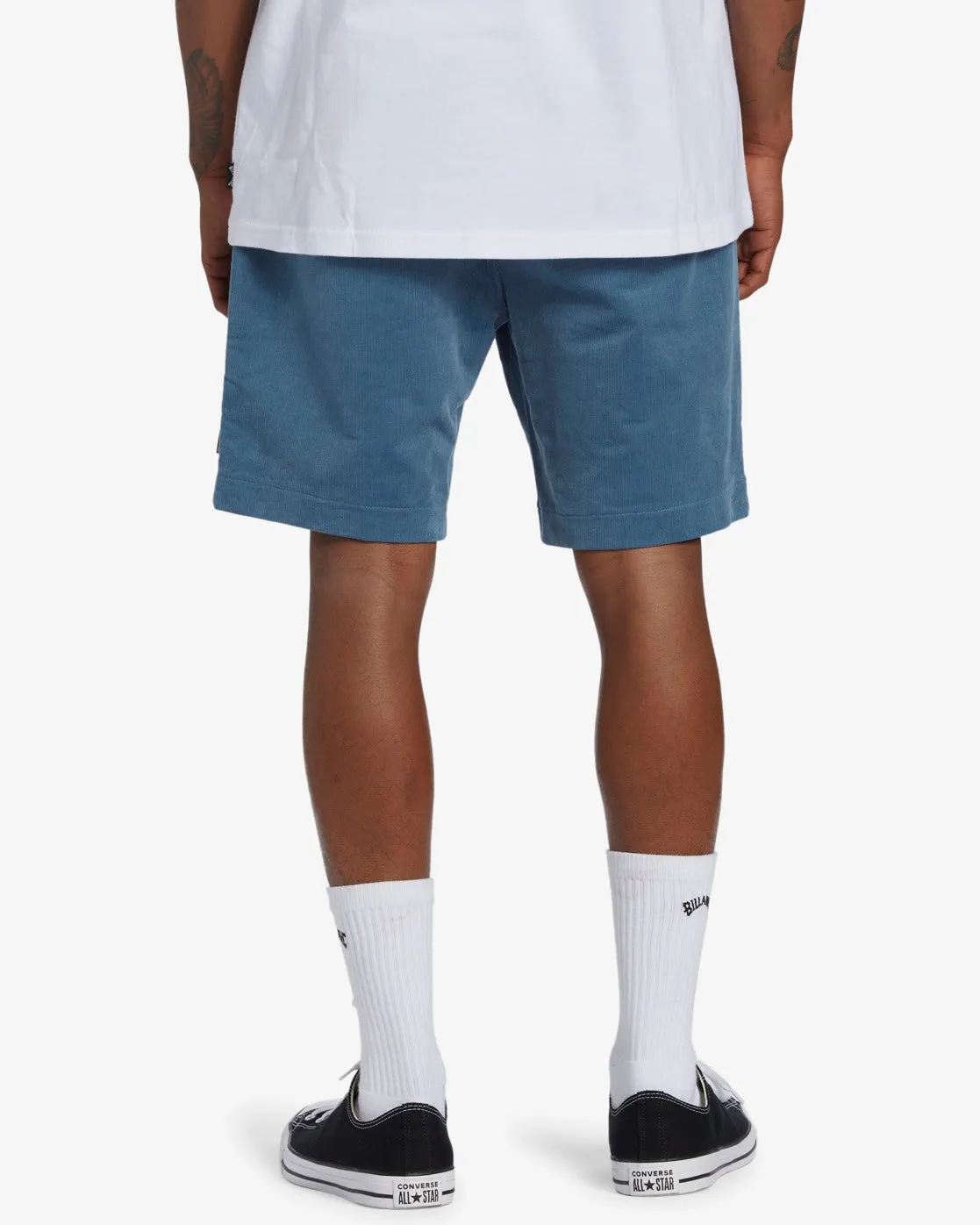 Larry Layback Corduroy 18" Shorts - Vintage Indigo sold by Billabong product image thumbnail 3