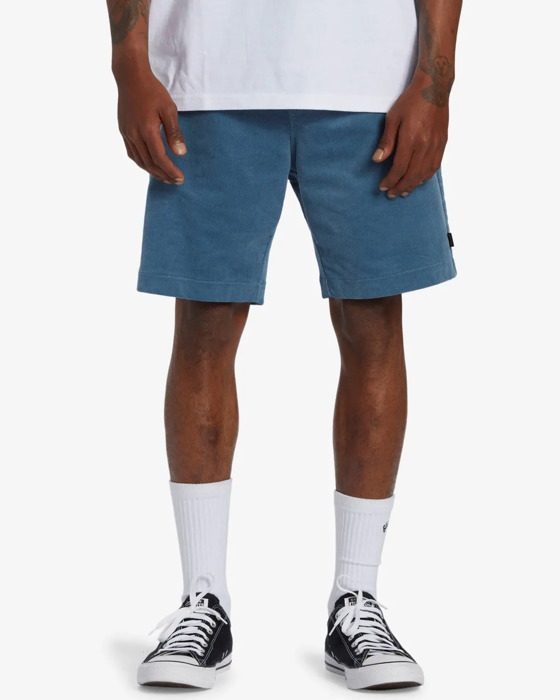 Larry Layback Corduroy 18" Shorts - Vintage Indigo sold by Billabong