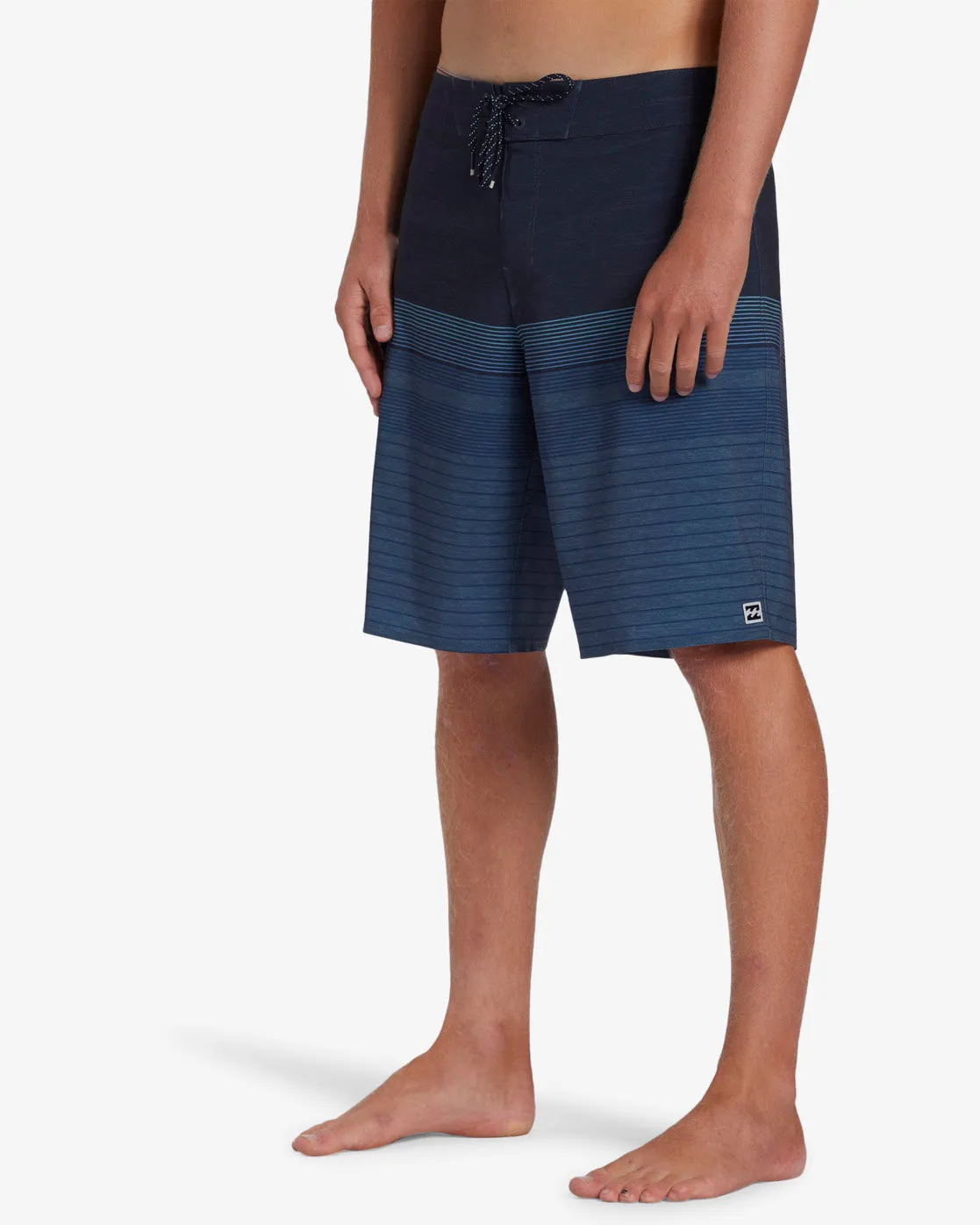 All Day Heather Stripe Pro 20" Boardshorts - Navy sold by Billabong product image thumbnail 4
