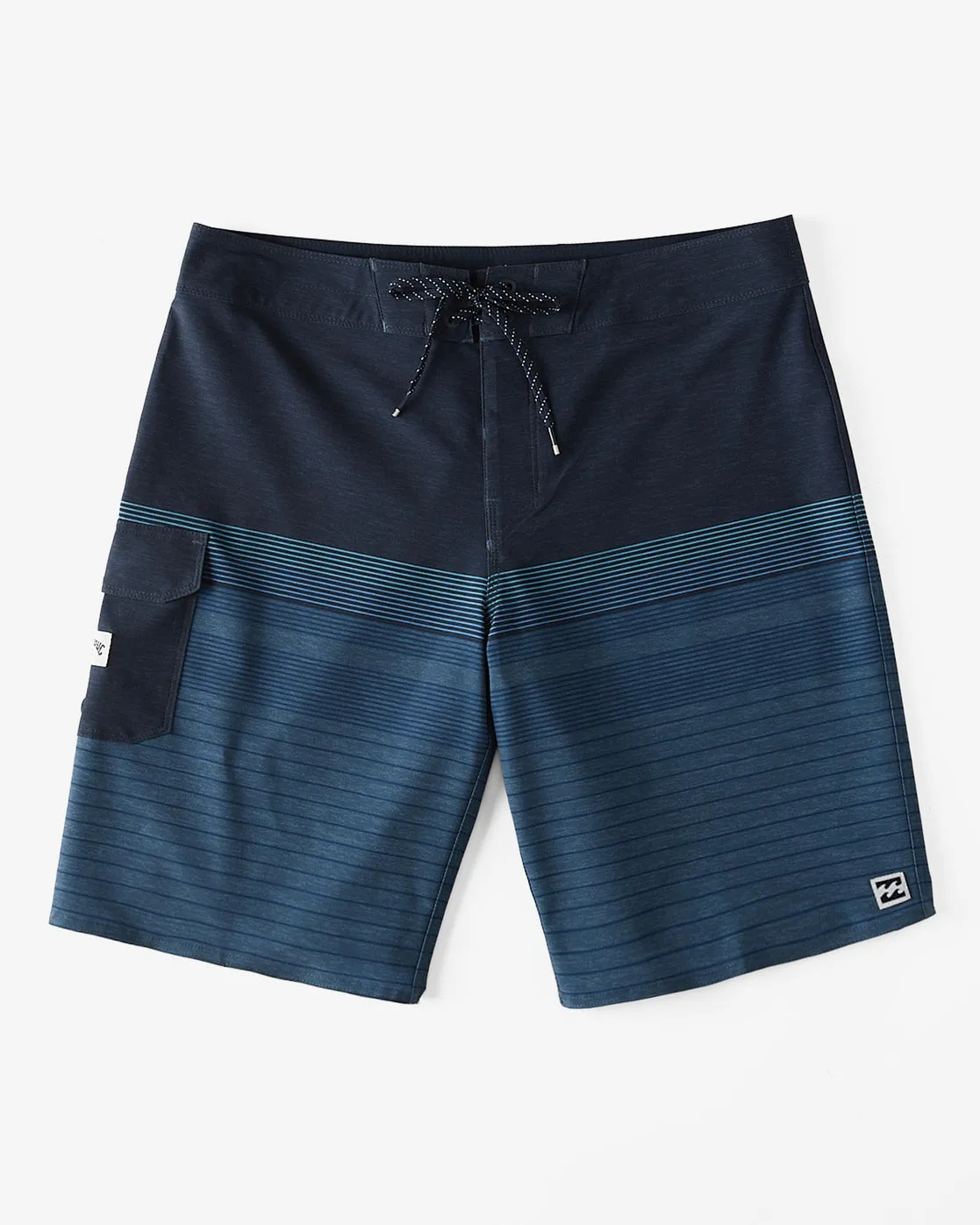 All Day Heather Stripe Pro 20" Boardshorts - Navy sold by Billabong