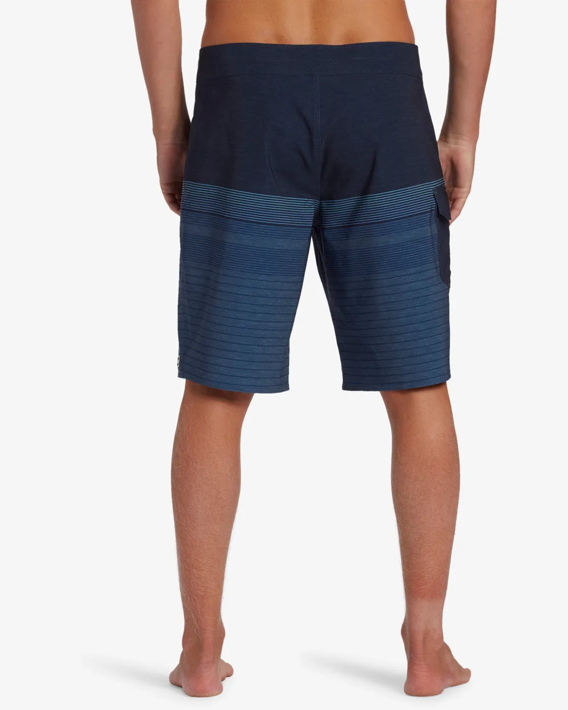 All Day Heather Stripe Pro 20" Boardshorts - Navy sold by Billabong product image thumbnail 3