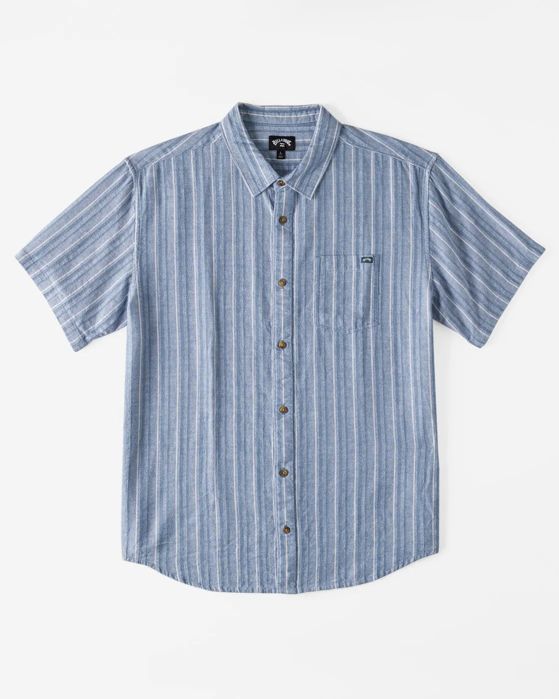 All Day Stripe Short Sleeve Shirt - Vintage Indigo sold by Billabong product image thumbnail 5