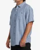 All Day Stripe Short Sleeve Shirt - Vintage Indigo sold by Billabong