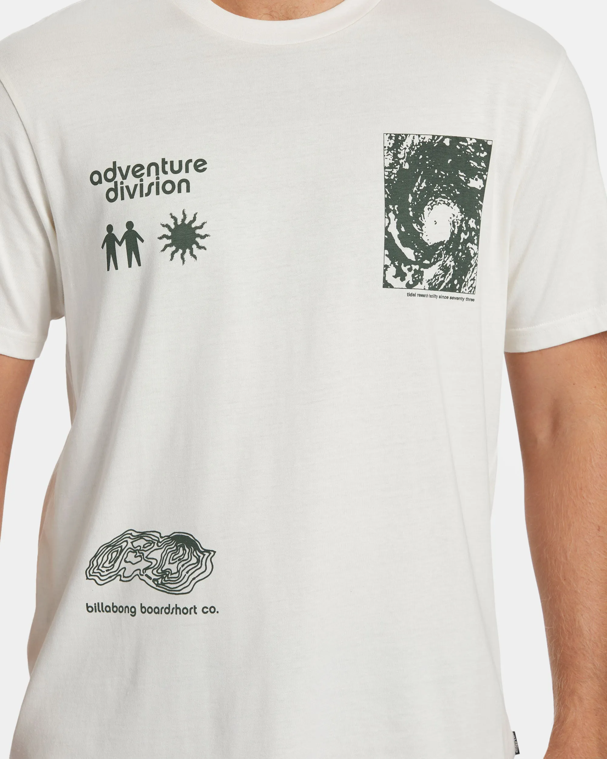 Tidal Research T-Shirt - Off White sold by Billabong product image thumbnail 4