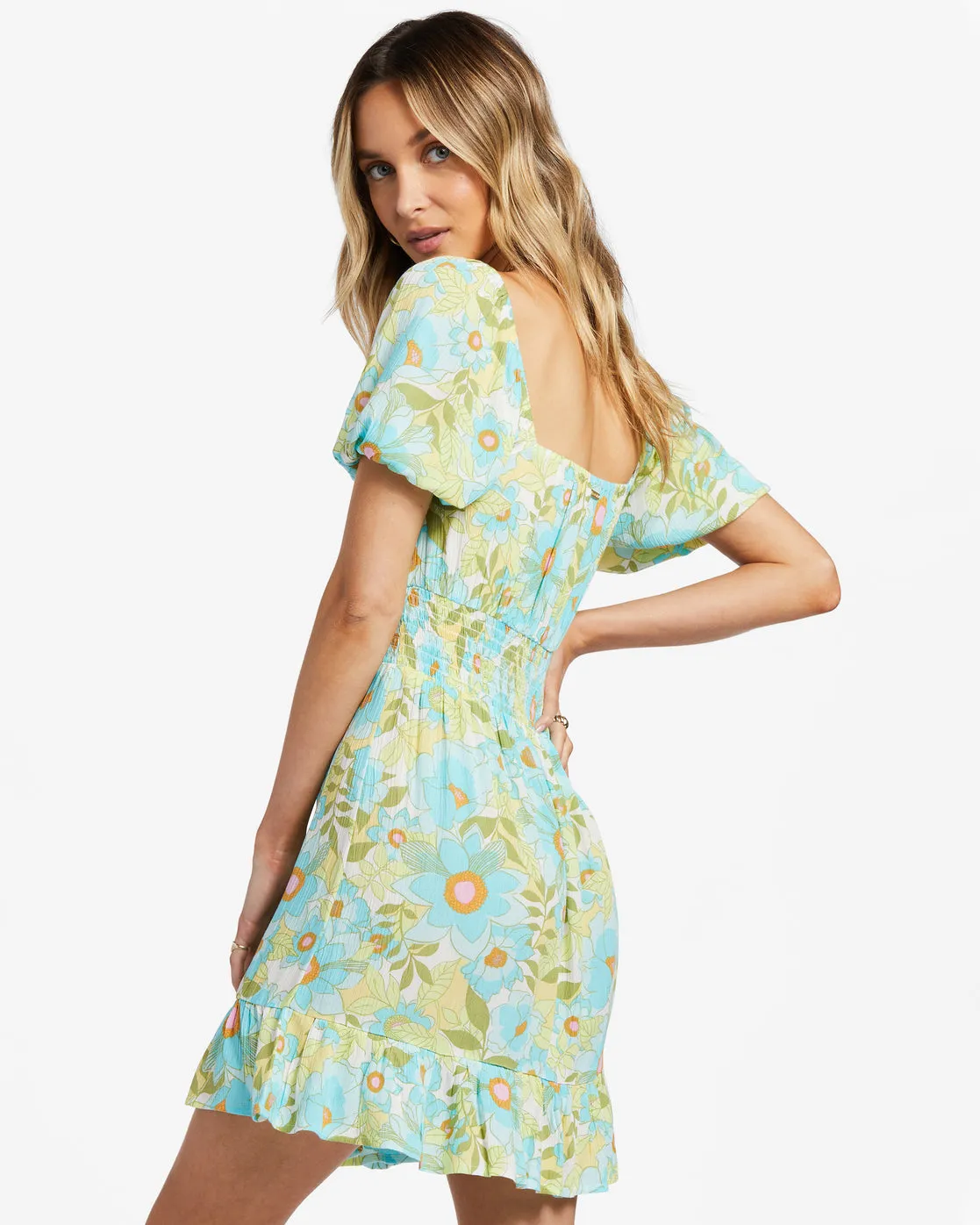 Something Pretty Mini Dress - Ocean Eyes sold by Billabong product image thumbnail 2