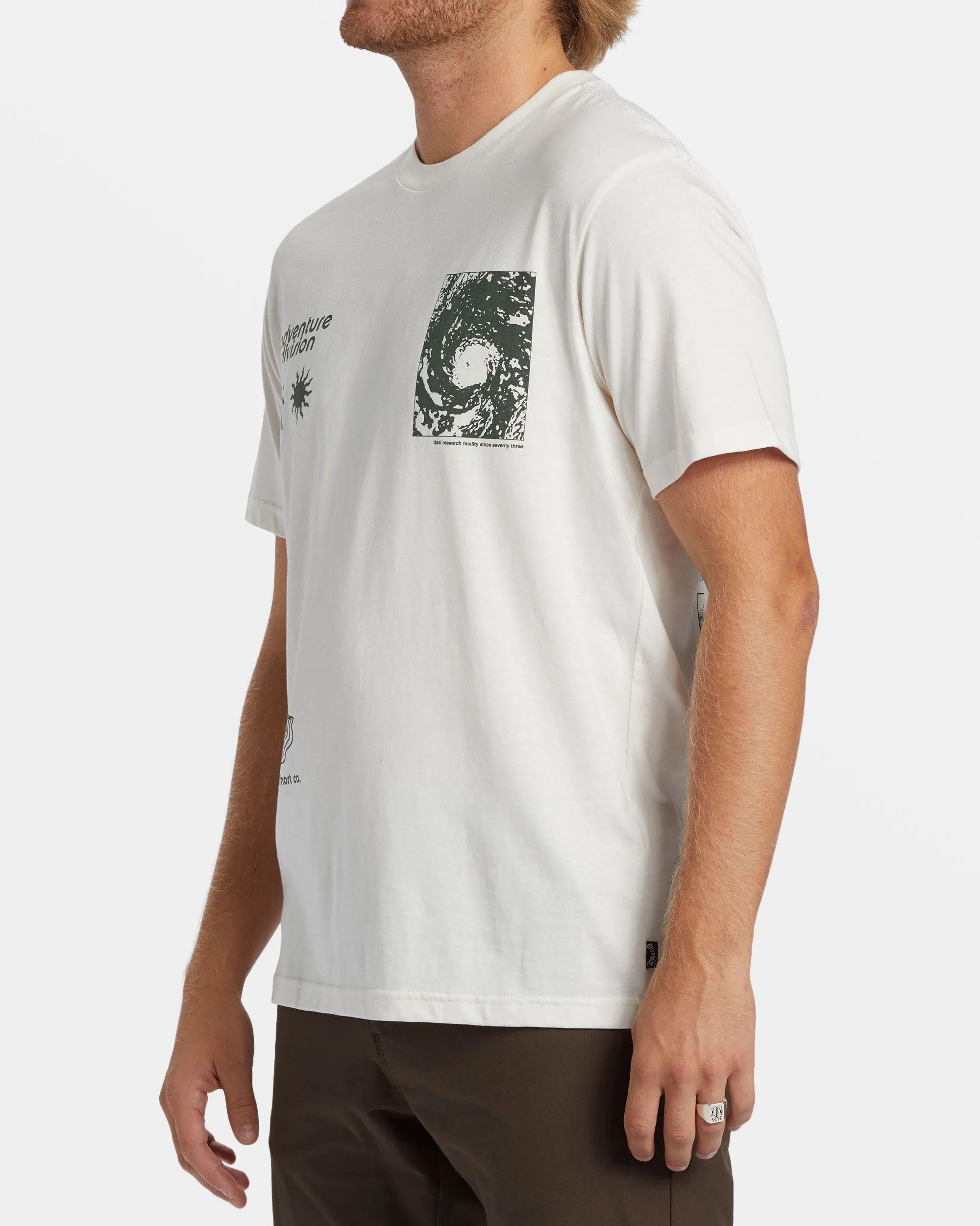 Tidal Research T-Shirt - Off White sold by Billabong product image thumbnail 5