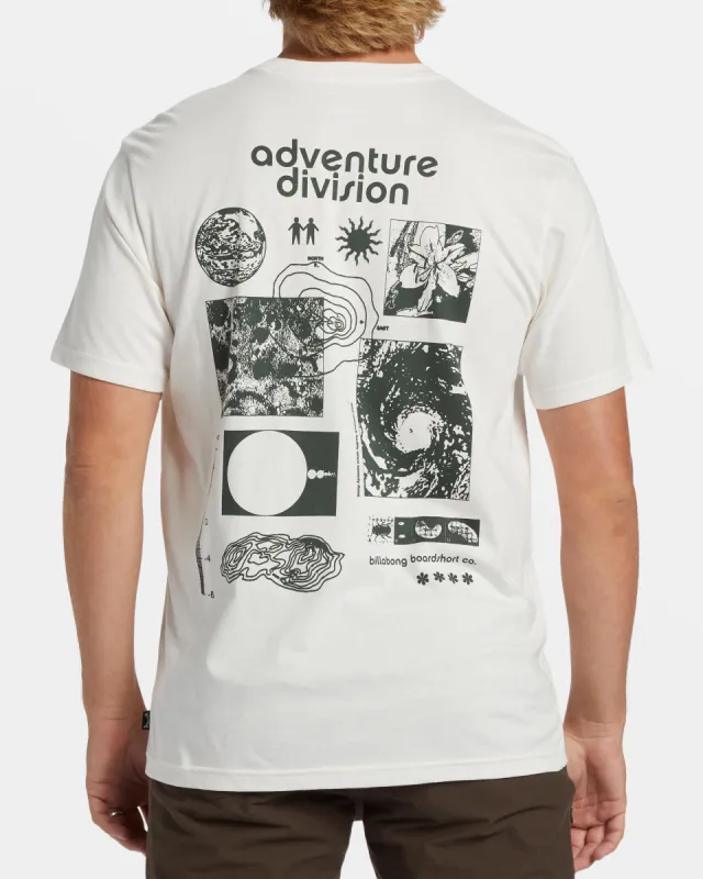 Tidal Research T-Shirt - Off White sold by Billabong