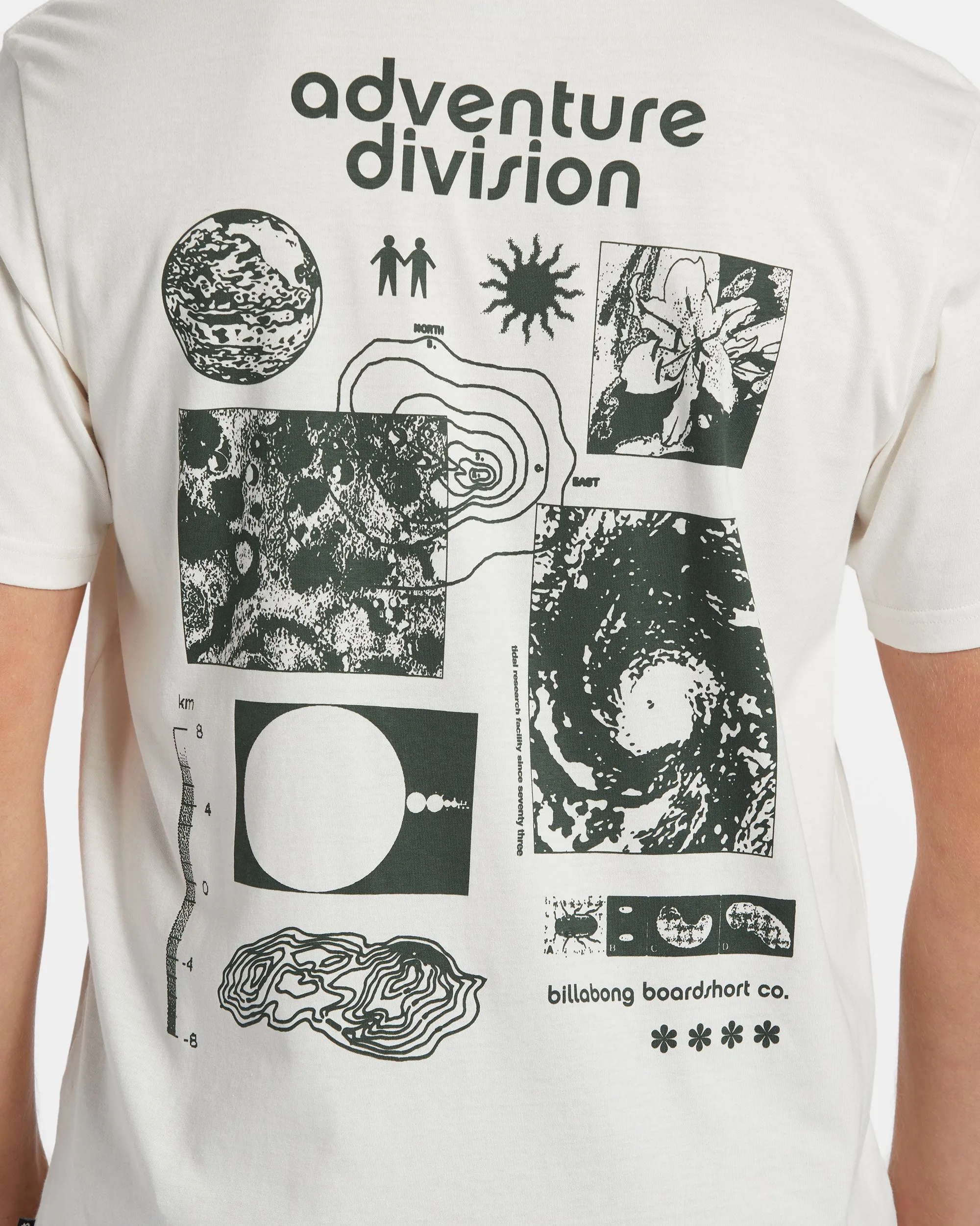 Tidal Research T-Shirt - Off White sold by Billabong product image thumbnail 3