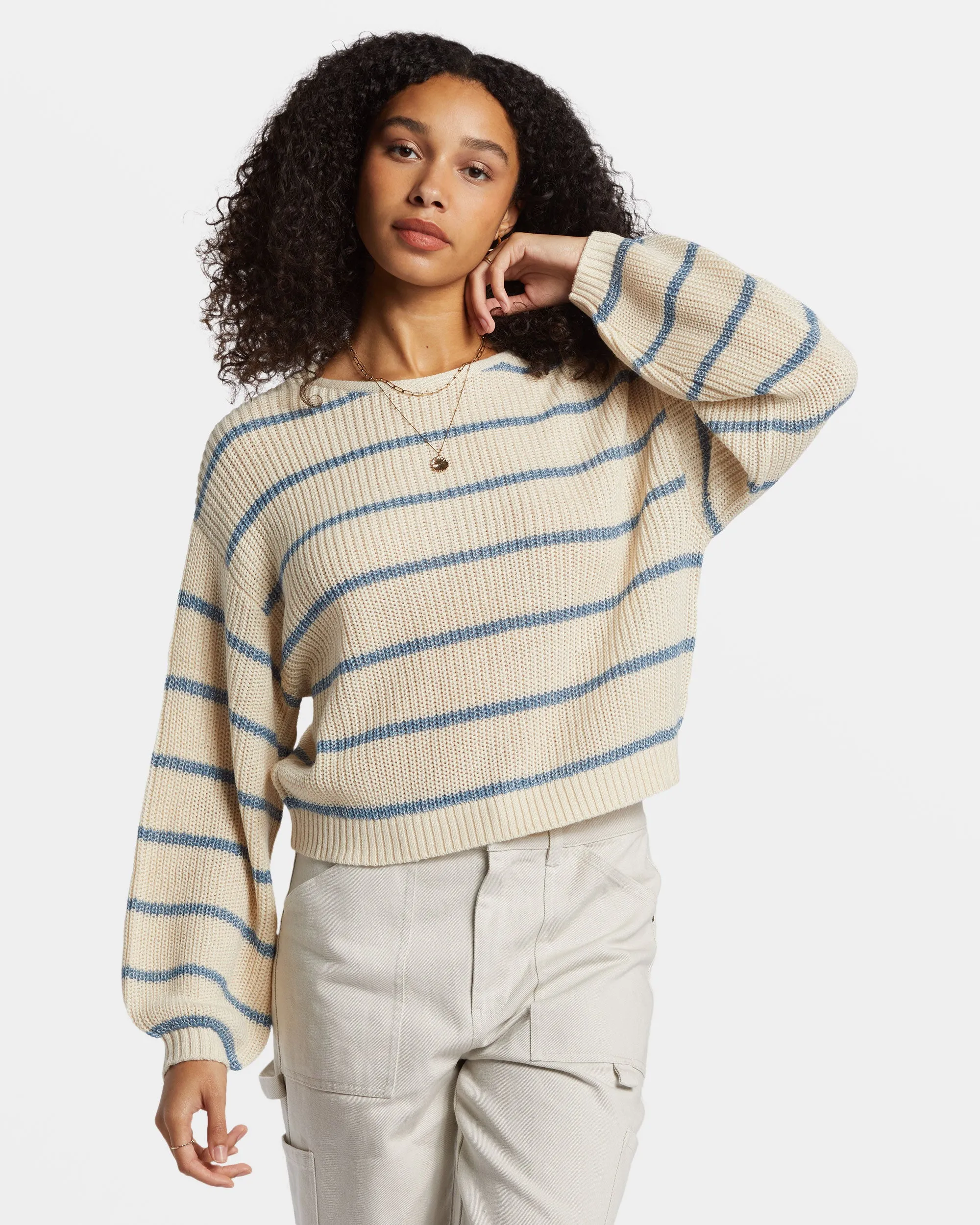 Changing Tides Pullover Sweater - Blue Shadow sold by Billabong product image thumbnail 2