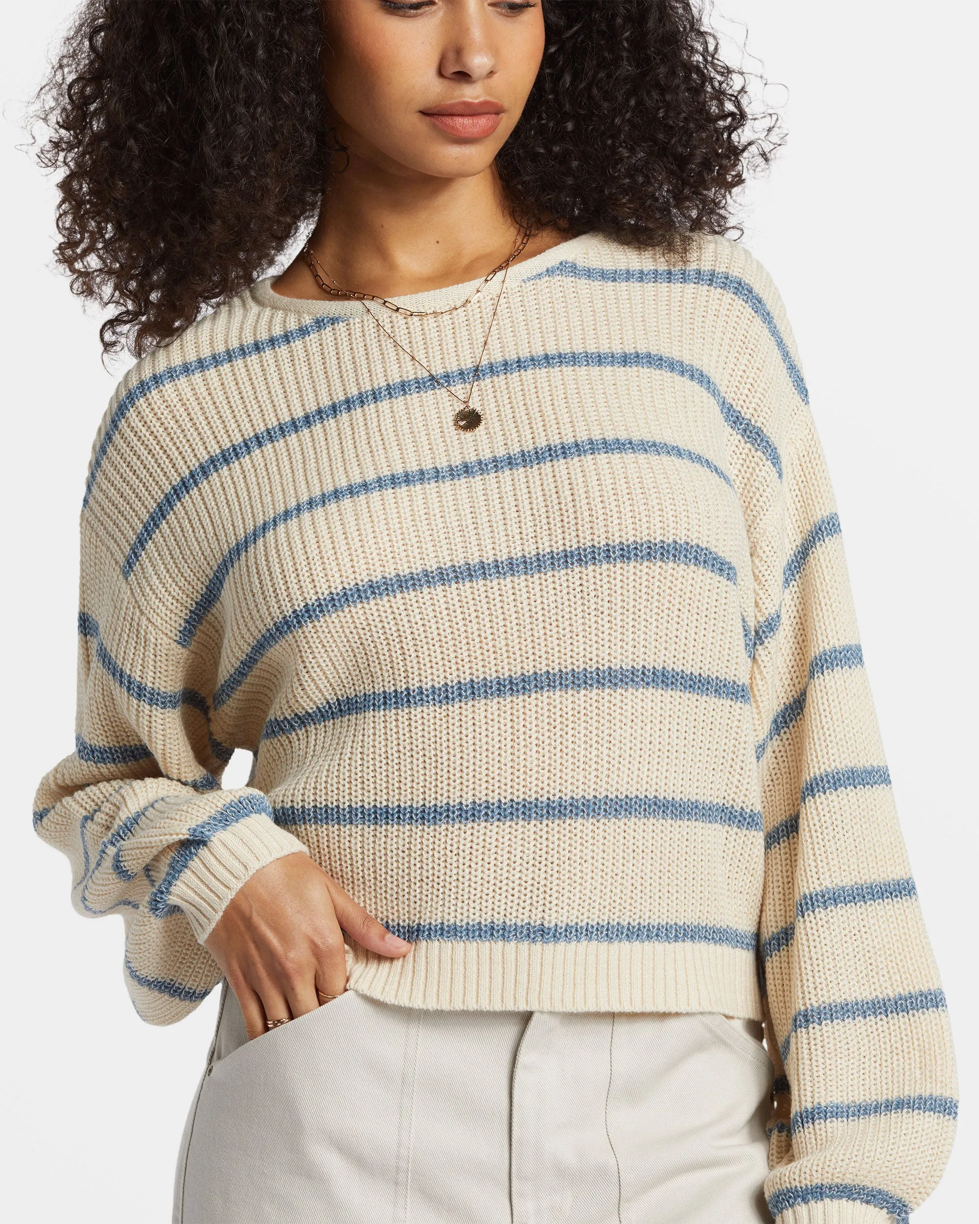 Changing Tides Pullover Sweater - Blue Shadow sold by Billabong product image thumbnail 5