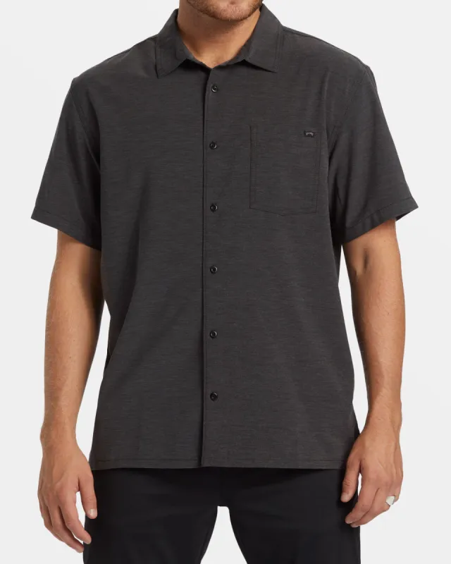 A/Div Surftrek Trail Short Sleeve Shirt - Black made by Billabong
