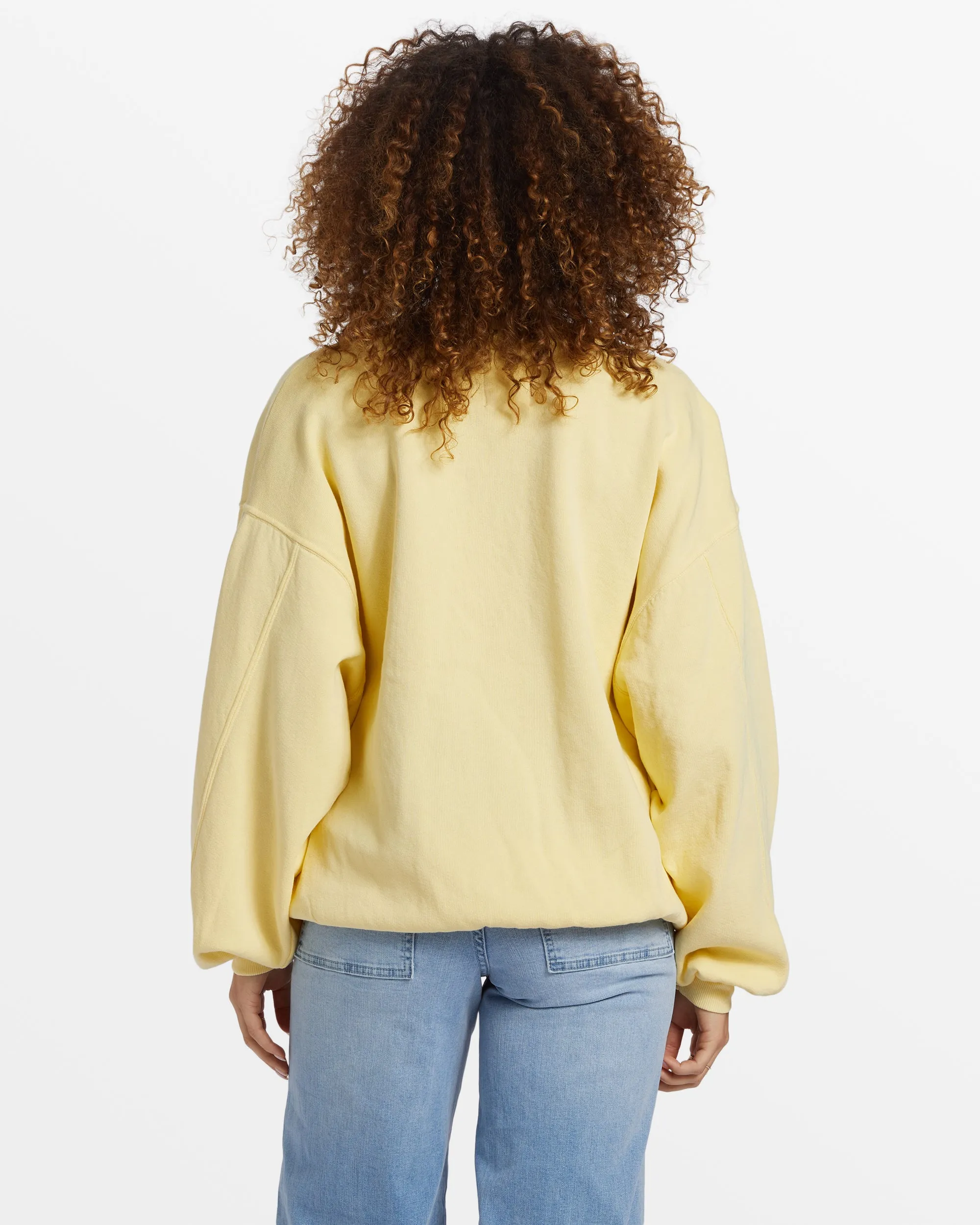 Aloha Kendal Crew Neck Sweatshirt - Mellow Yellow sold by Billabong product image thumbnail 2