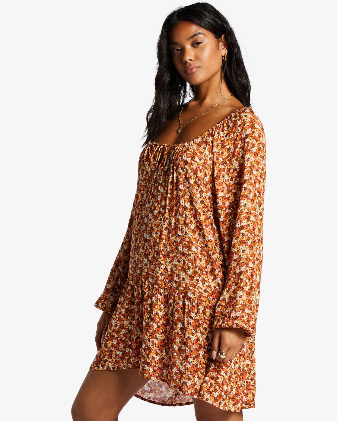 Lucky You Babydoll Dress - Mocha sold by Billabong product image thumbnail 2