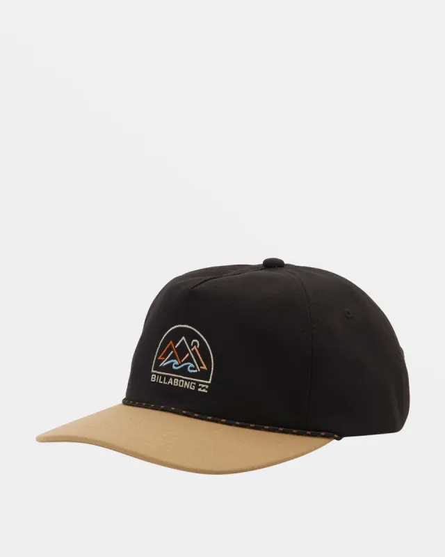 Adventure Division Baseball Hat - Black/Tan sold by Billabong