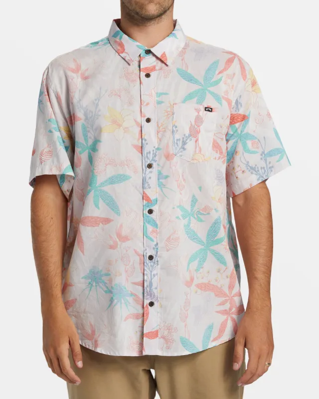 Sundays Short Sleeve Shirt - Fog sold by Billabong