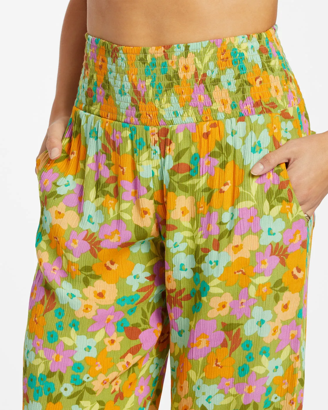 New Waves 2 Wide-Leg Pants - Palm Green sold by Billabong product image thumbnail 5