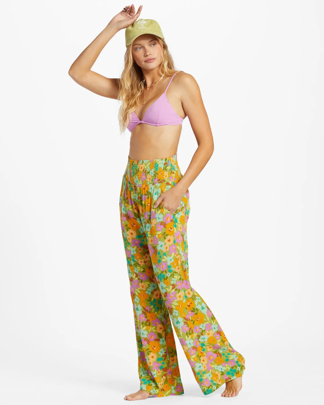 New Waves 2 Wide-Leg Pants - Palm Green sold by Billabong product image thumbnail 3