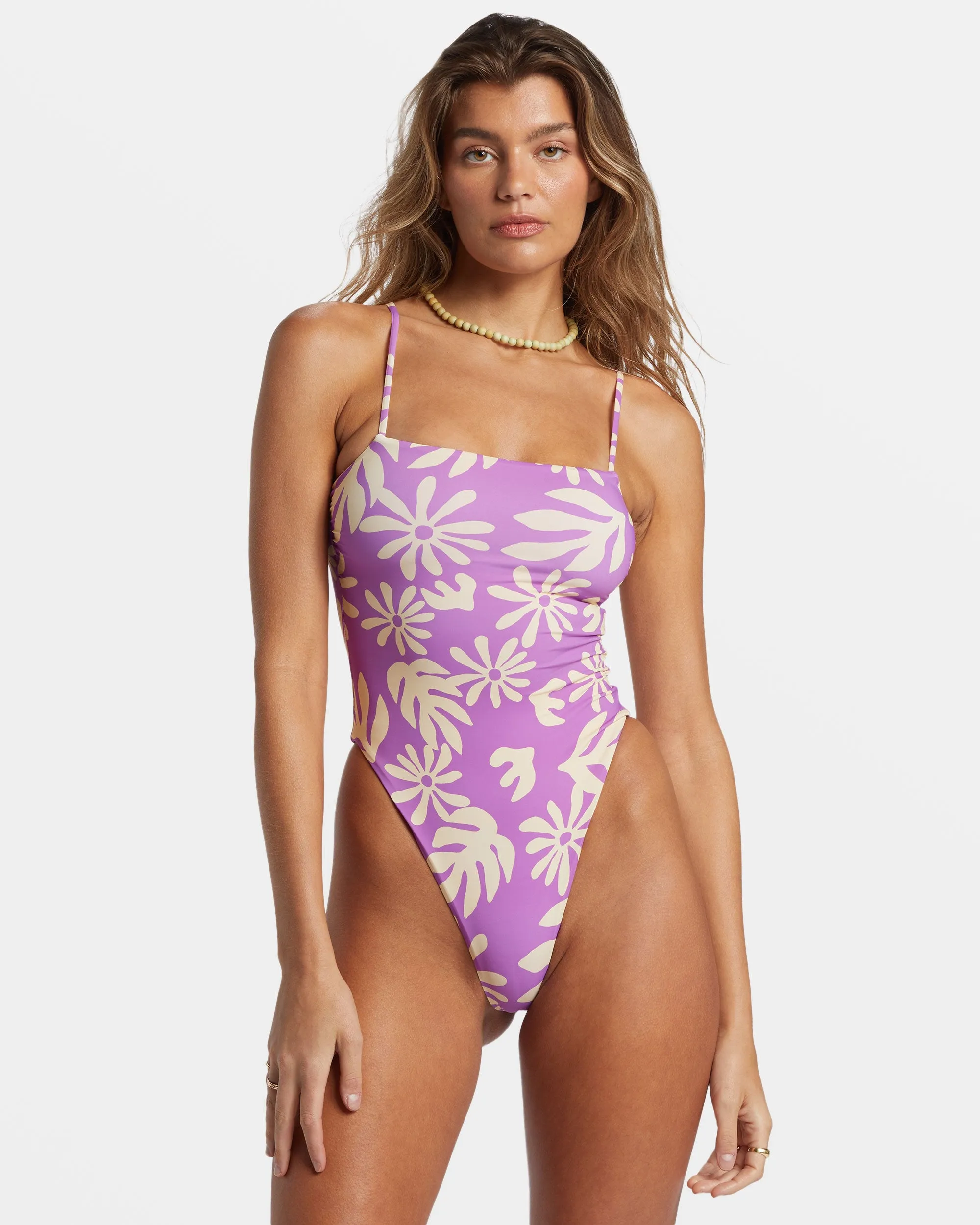 Deep Sea Daisy One Piece Swimsuit - Bright Orchid sold by Billabong