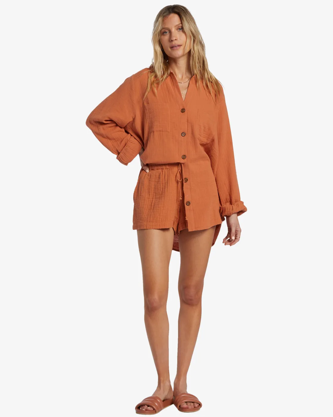 Swell Shirt Shirt - Toffee sold by Billabong product image thumbnail 3