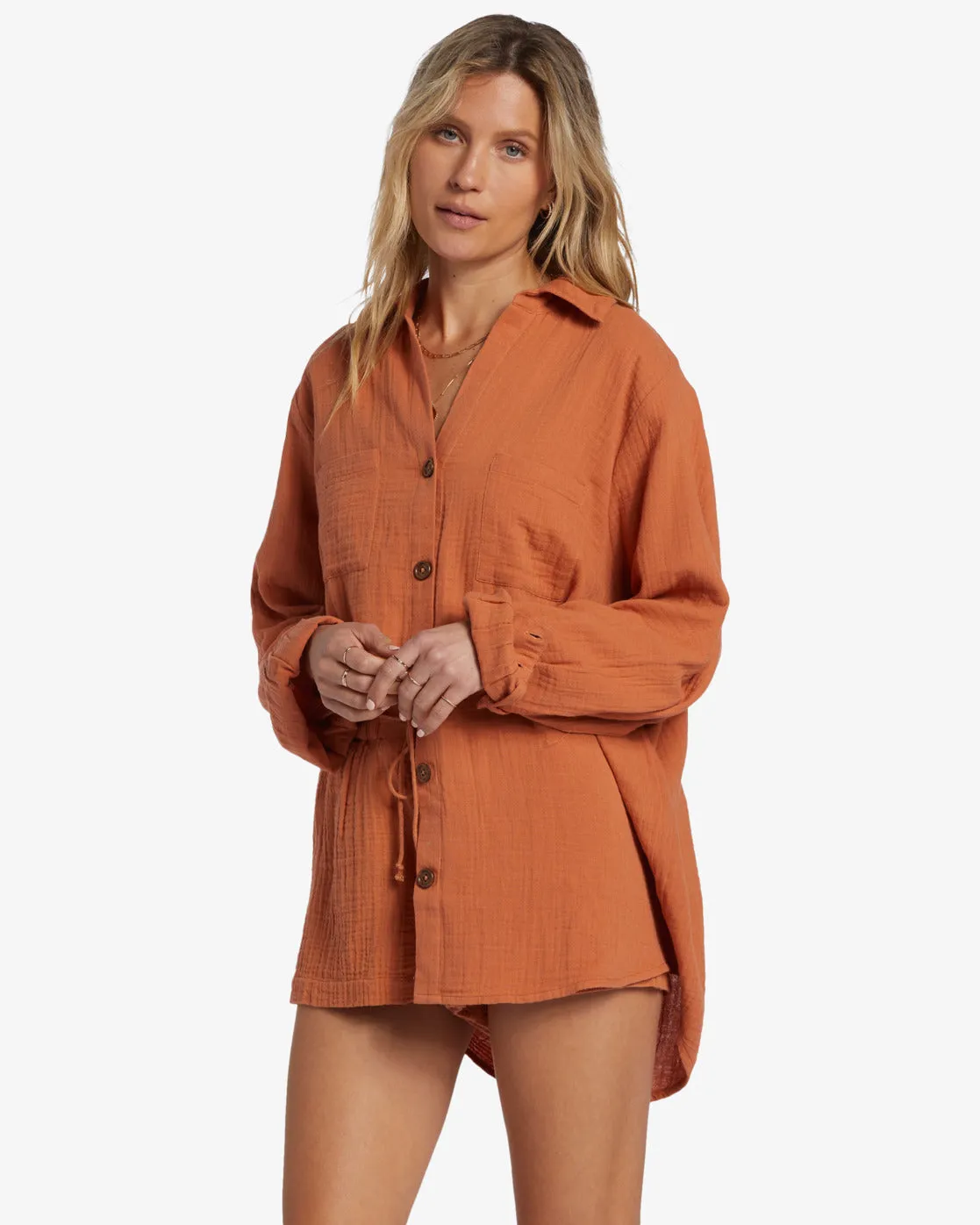 Swell Shirt Shirt - Toffee sold by Billabong product image thumbnail 5