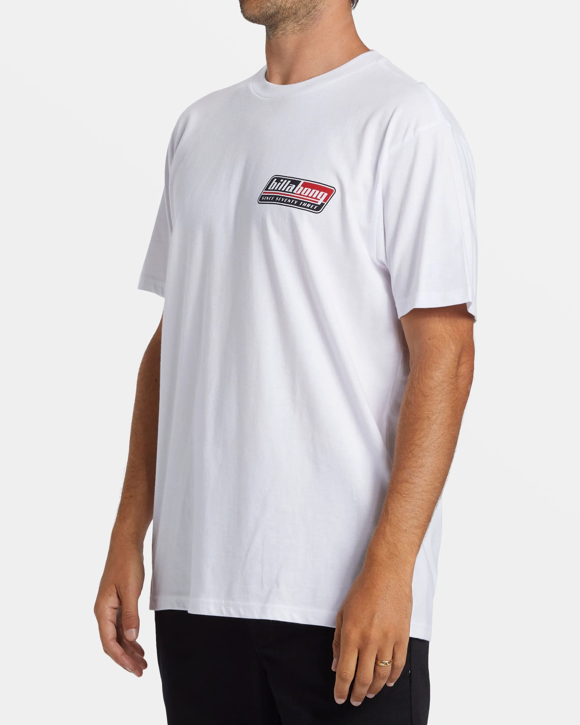 Walled T-Shirt - White sold by Billabong product image thumbnail 5