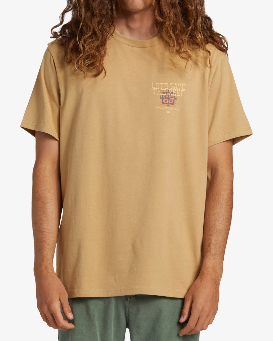 Coral Gardeners Tiki Reef Short Sleeve T-Shirt - Dusty Gold sold by Billabong product image thumbnail 2