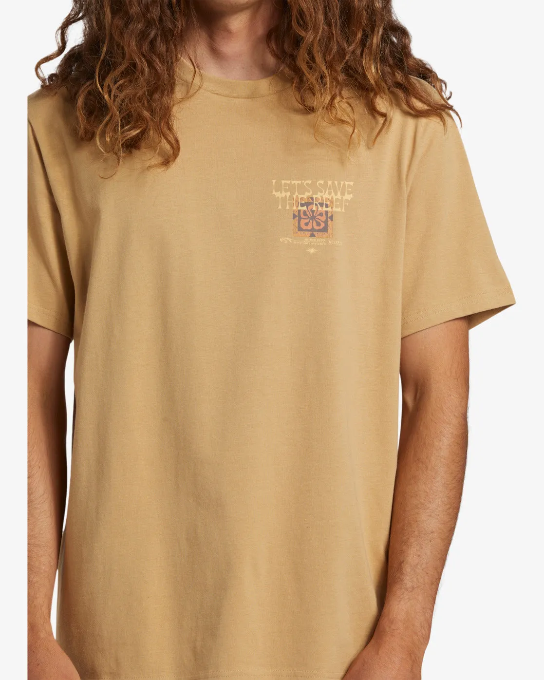 Coral Gardeners Tiki Reef Short Sleeve T-Shirt - Dusty Gold sold by Billabong product image thumbnail 3