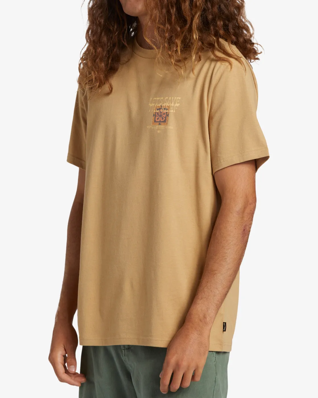 Coral Gardeners Tiki Reef Short Sleeve T-Shirt - Dusty Gold sold by Billabong product image thumbnail 4
