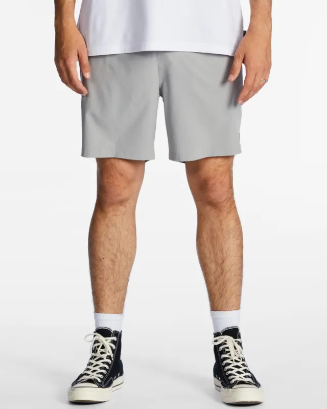 A/Div Surftrek Elastic Waist Shorts 17" - Alloy sold by Billabong