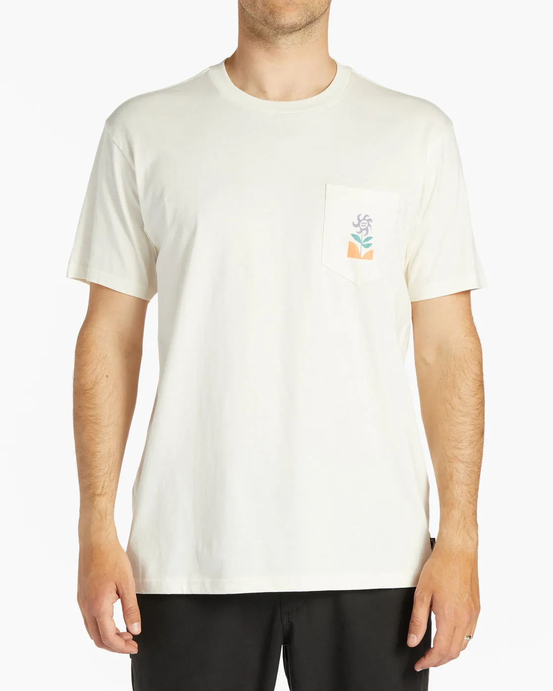 Tropics Pocket T-Shirt - Off White sold by Billabong product image thumbnail 2
