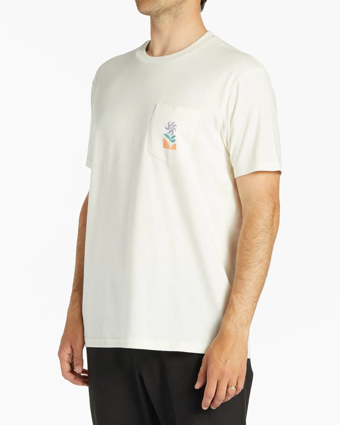 Tropics Pocket T-Shirt - Off White sold by Billabong product image thumbnail 5