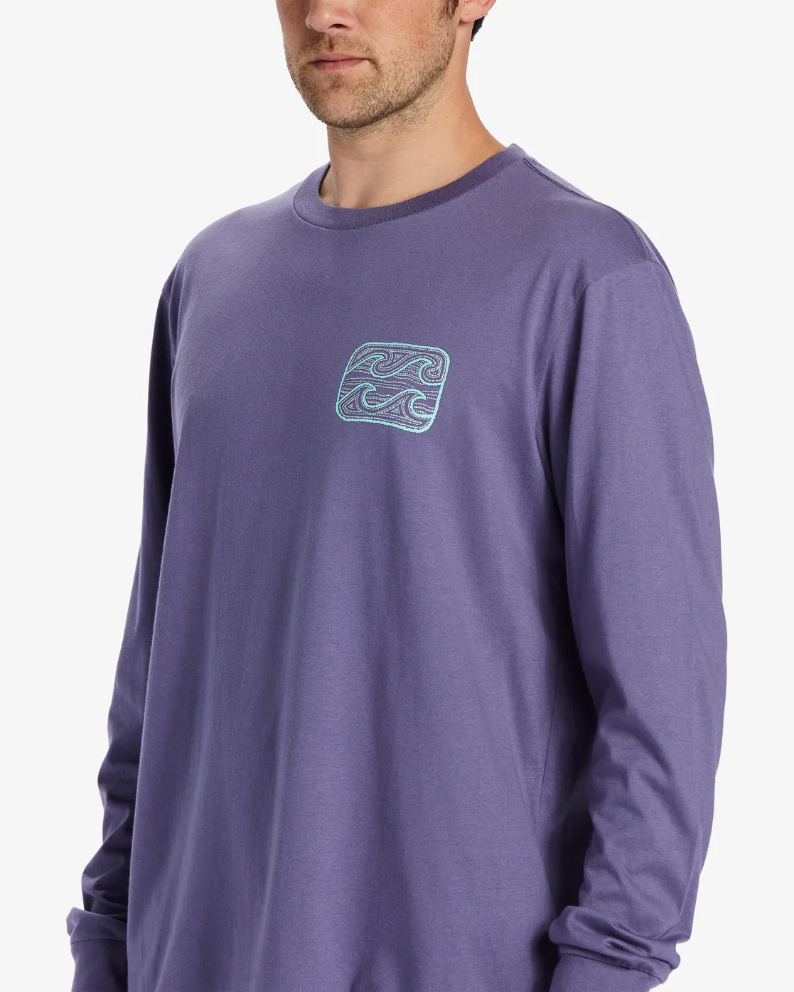 Crayon Wave Long Sleeve T-Shirt - Dusty Grape sold by Billabong product image thumbnail 3