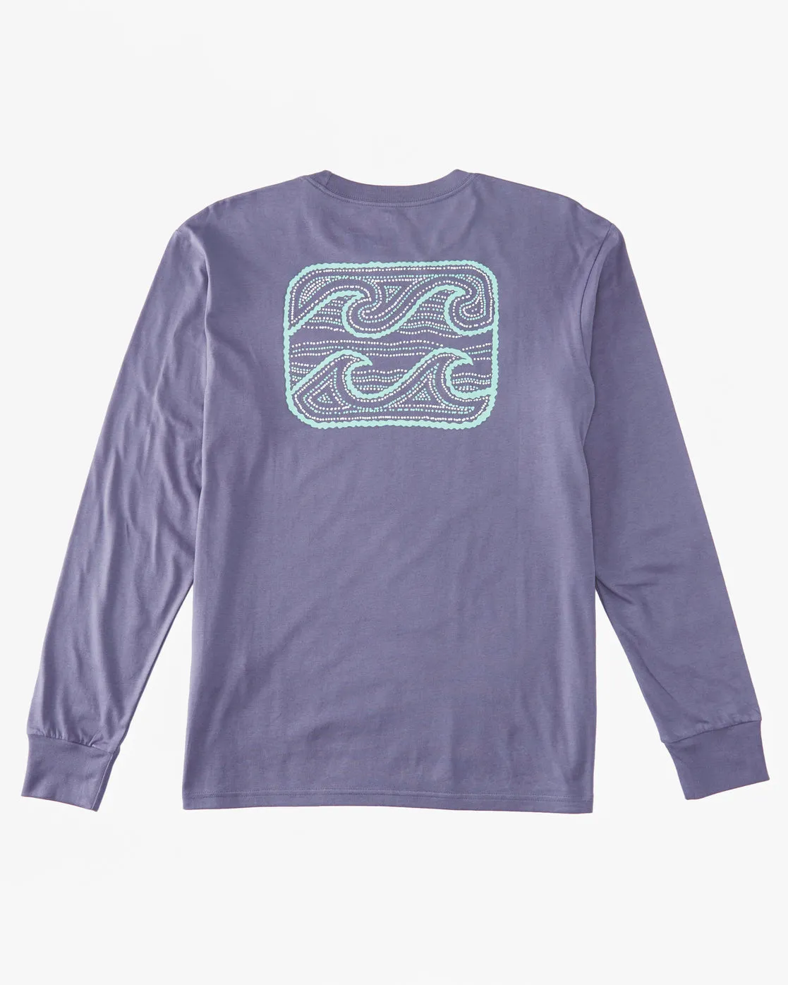 Crayon Wave Long Sleeve T-Shirt - Dusty Grape sold by Billabong product image thumbnail 5