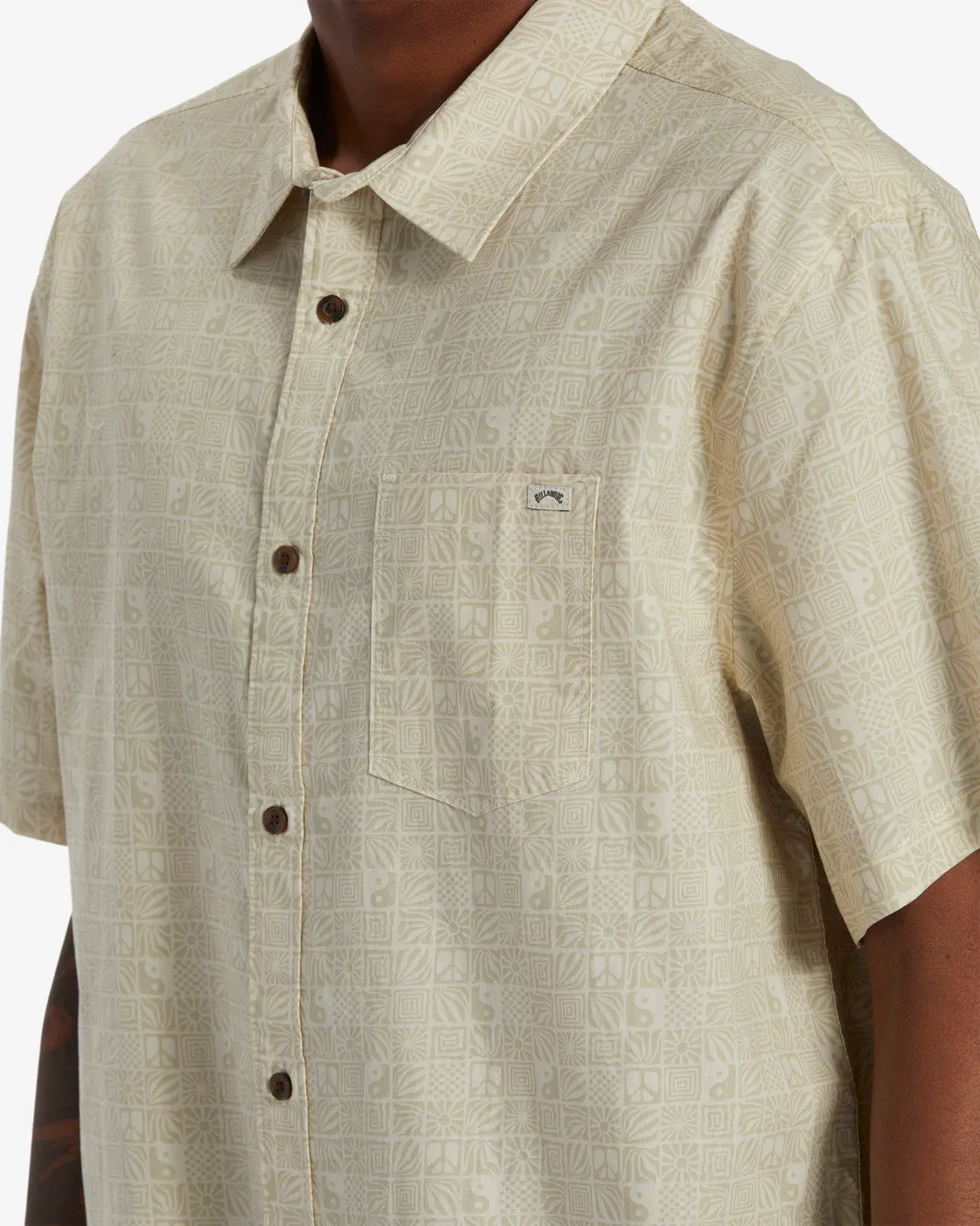 Sundays Mini Short Sleeve Shirt - Sand Dune sold by Billabong product image thumbnail 4