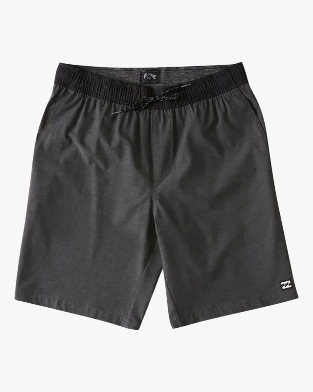Boys Crossfire 16" Hybrid Submersible Shorts - Asphalt made by Billabong