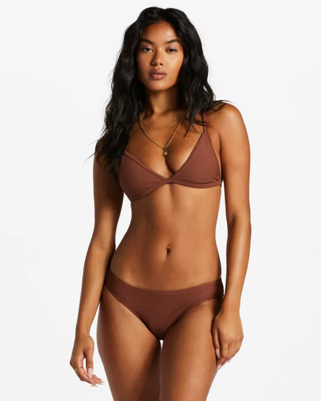 Tanlines Ceci Triangle Bikini Top - Mocha sold by Billabong