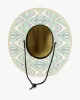 Tides Print Straw Lifeguard Hat - Stone sold by Billabong